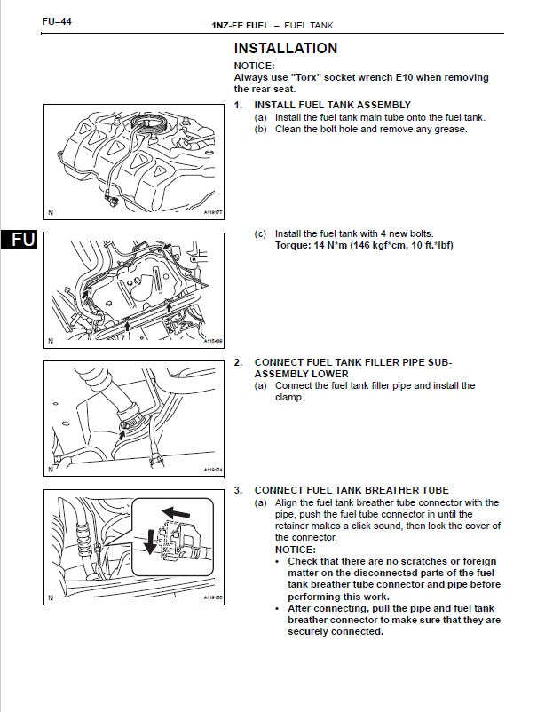 2005-2013 Toyota Yaris Service Manual