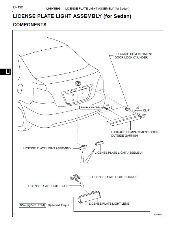 2005-2013 Toyota Yaris Service Manual