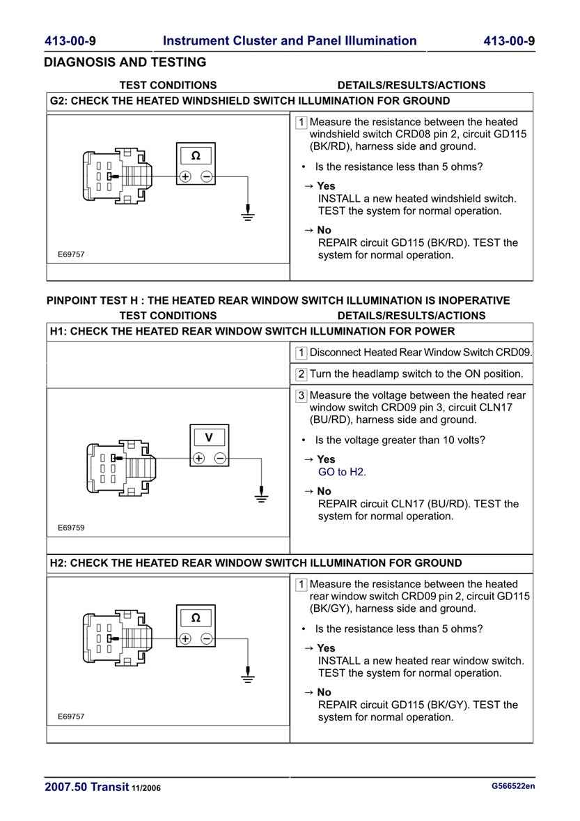 2006-2013 Ford Transit Service Manual