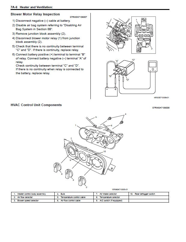 2006 to 2014 Suzuki SX4 Hatchback Service Manual