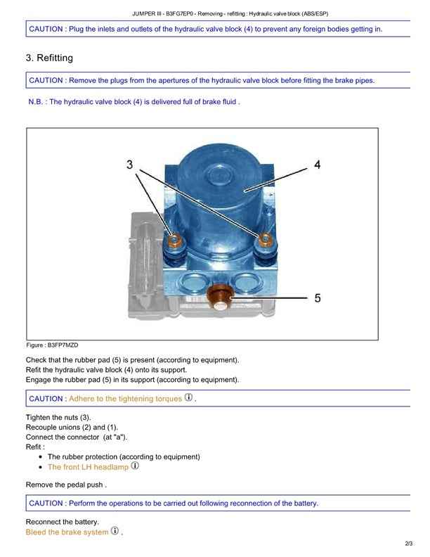 2014-2017 Peugeot Boxer Van Service Manual