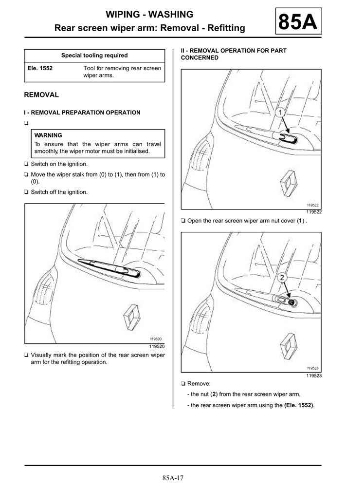 2007-2011 Renault Twingo II Service Manual
