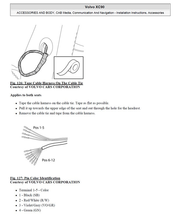 2007 to 2011 Volvo XC90 Service Manual