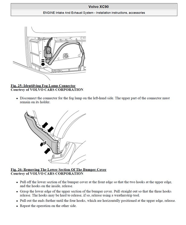 2007 to 2011 Volvo XC90 Service Manual