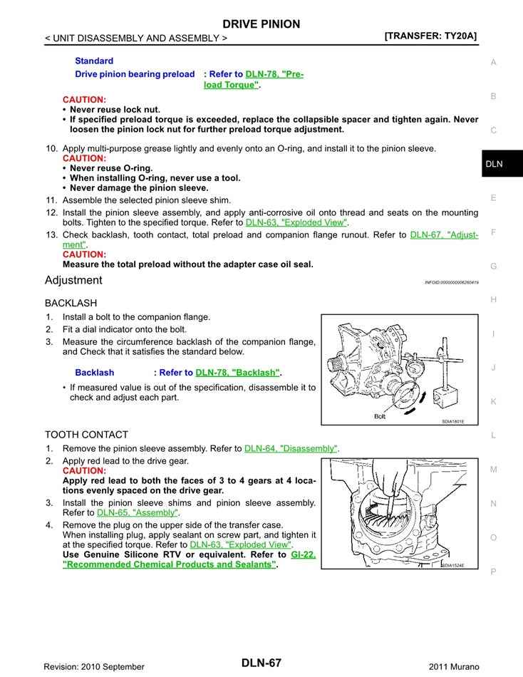 2008-2010 Nissan Murano (Z51) Service Manual