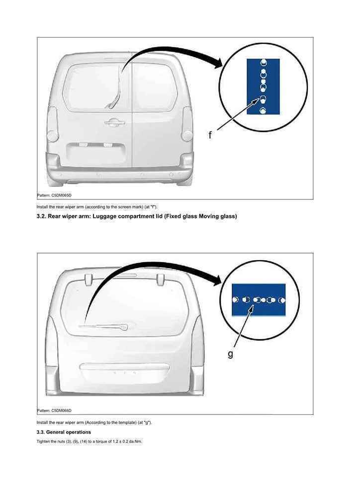 2015-2017 Peugeot Partner Service Manual