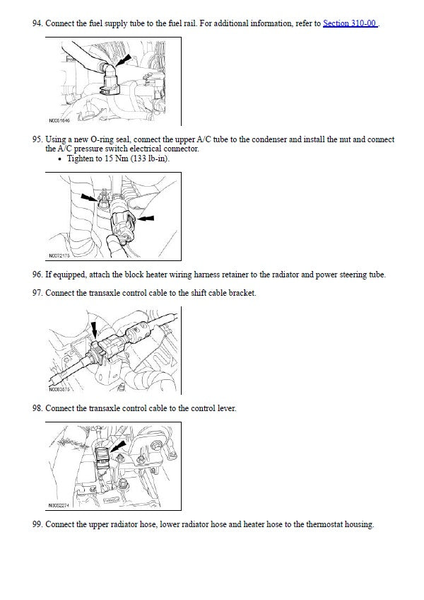 2009 to 2012 Ford Flex Service Manual