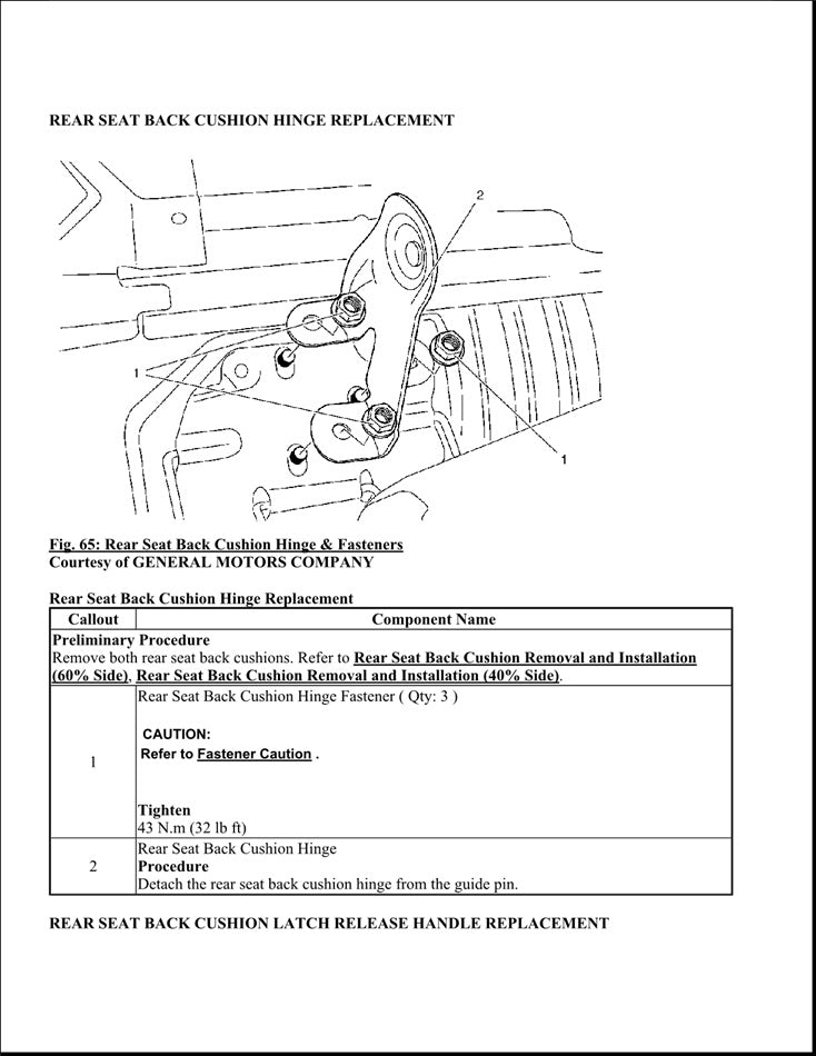 2009 to 2013 Buick Regal Service Manual