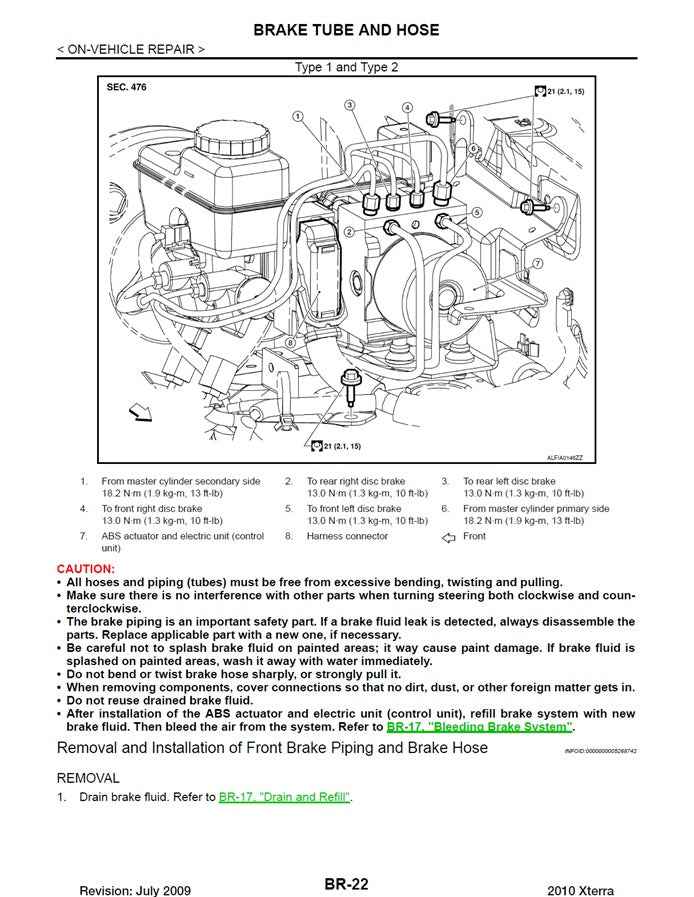 2009-2015 Nissan Xterra Service Manual