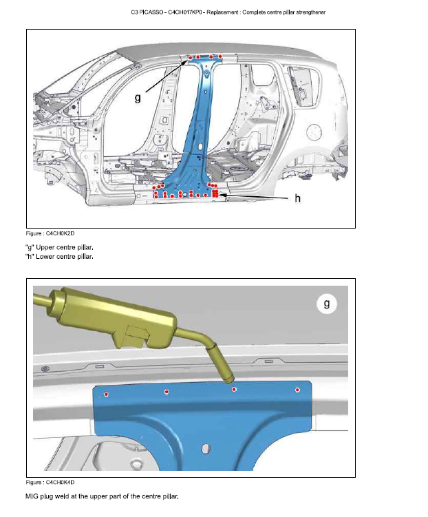 2009 to 2017 Citroen C3 Picasso Service Manual