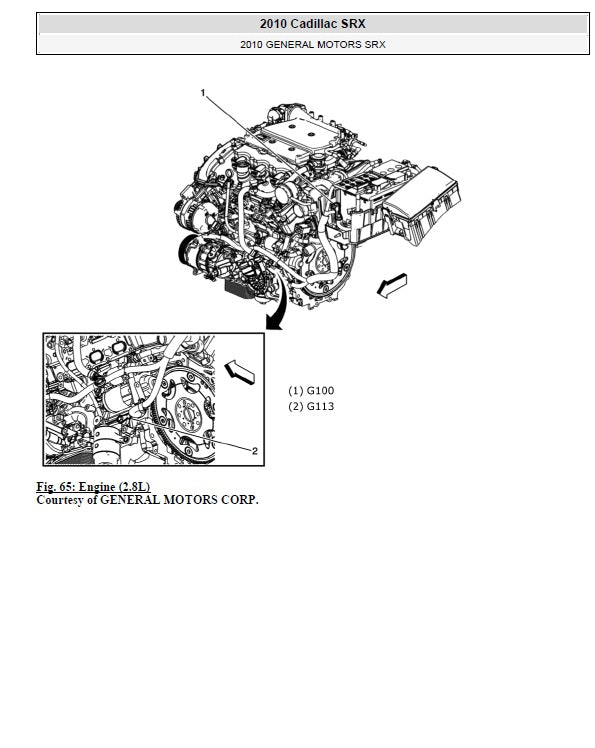 2010 to 2016 Cadillac SRX Service Manual