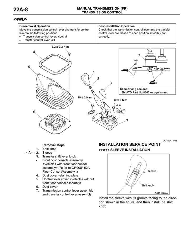 2006 to 2014 Mitsubishi L200 Triton Service Manual