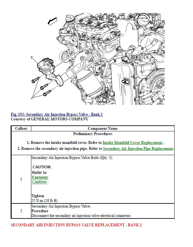 2012 to 2016 Chevrolet Impala Service Manual
