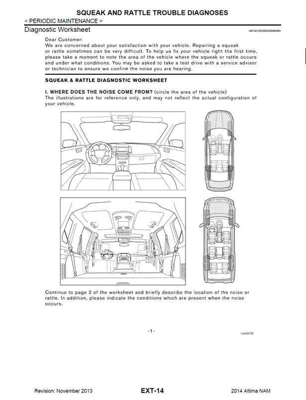 2012-2018 Nissan Altima L33 Service Manual
