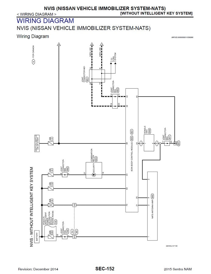 2012-2019 Nissan Sentra B17 Service Manual