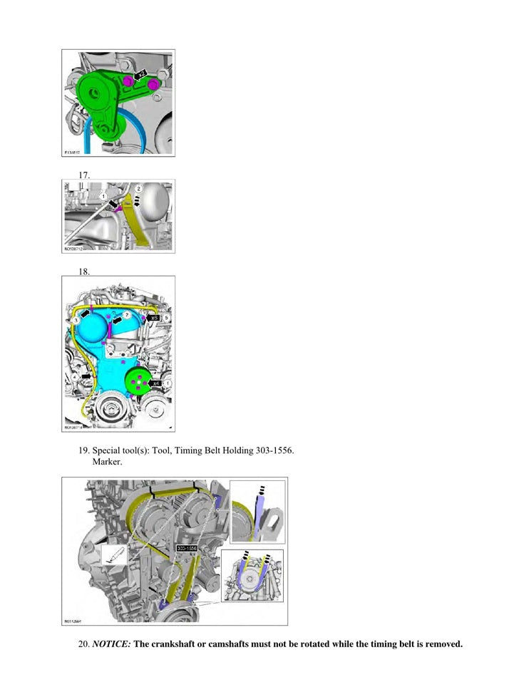 2013 to 2019 Ford Kuga Service Manual