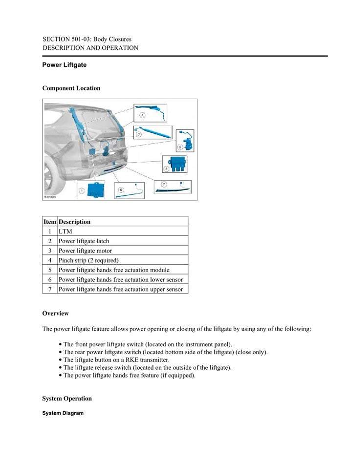 2013 to 2019 Ford Kuga Service Manual