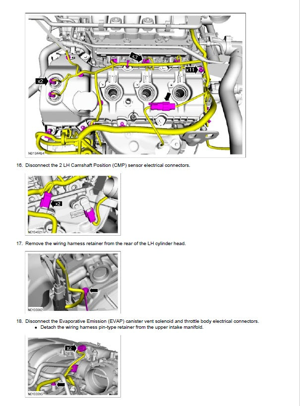 2013 to 2019 Ford Taurus Service Manual