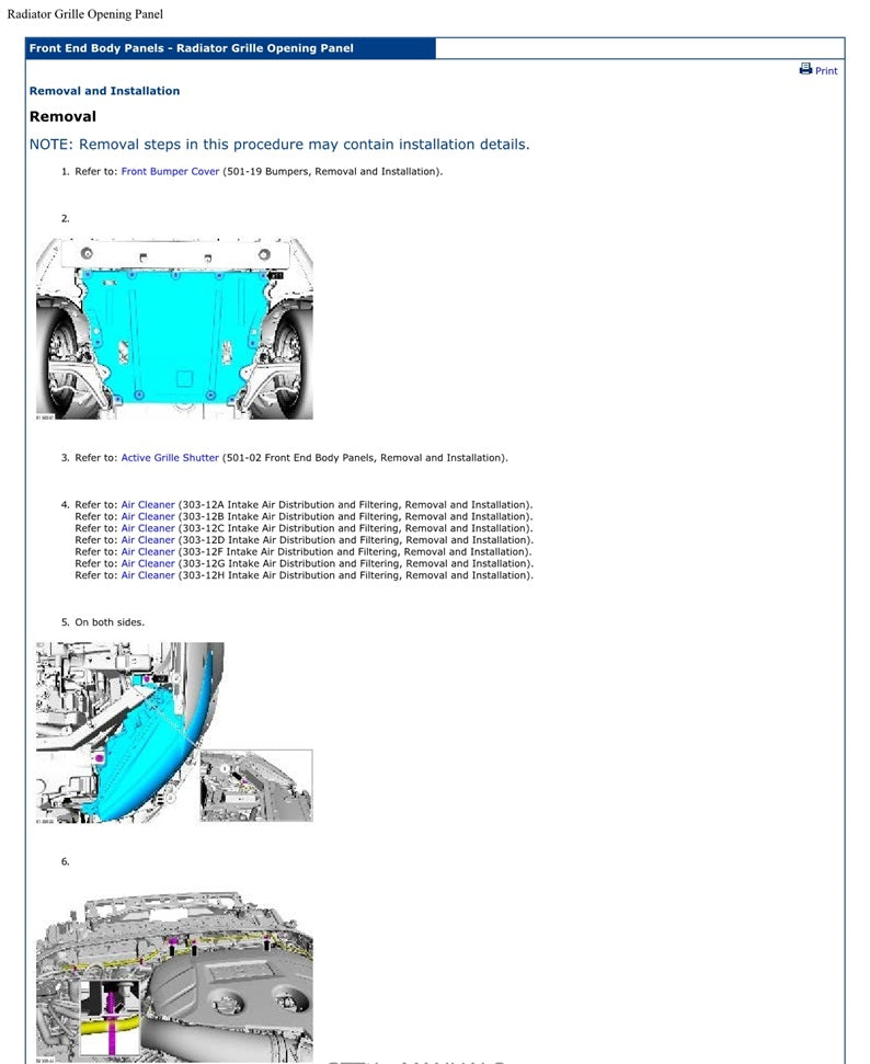 2014 to 2018 Ford Mondeo Service Manual