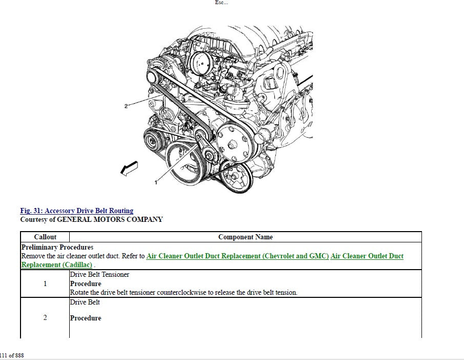 2014 to 2018 GMC Yukon Service Manual