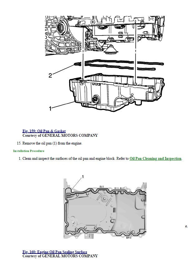 2014 to 2020 Chevrolet Impala Service Manual