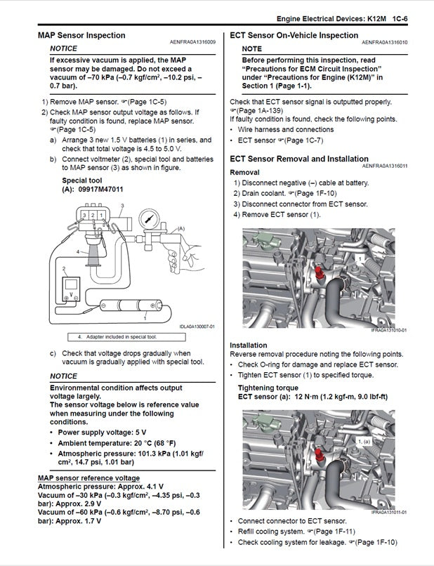 2015 to 2022 Suzuki Baleno Service Manual