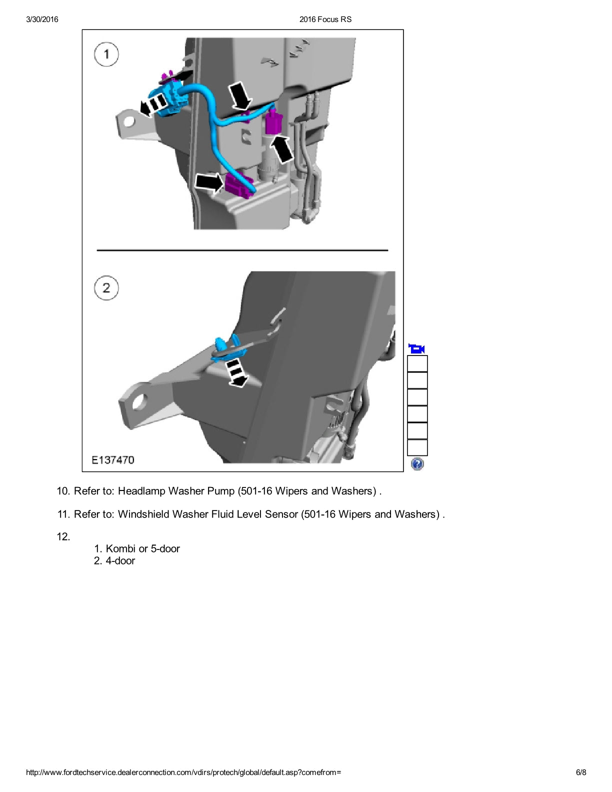 2016-2018 Ford Focus RS Service Manual