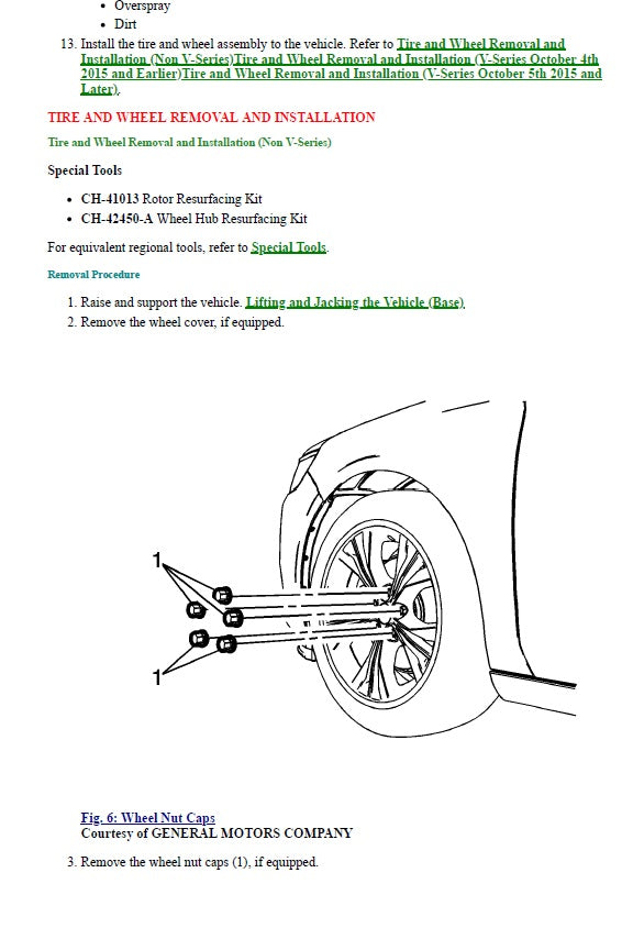 2016 to 2019 Cadillac ATS Service Manual