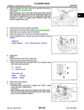 2016-2020 Nissan Titan XD Service Manual