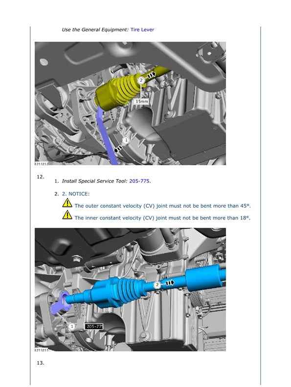 2017 to 2023 Ford Fiesta Service Manual