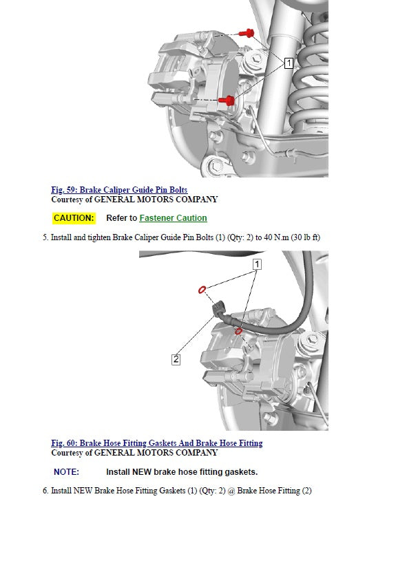 2017 to 2023 Cadillac XT5 Service Manual
