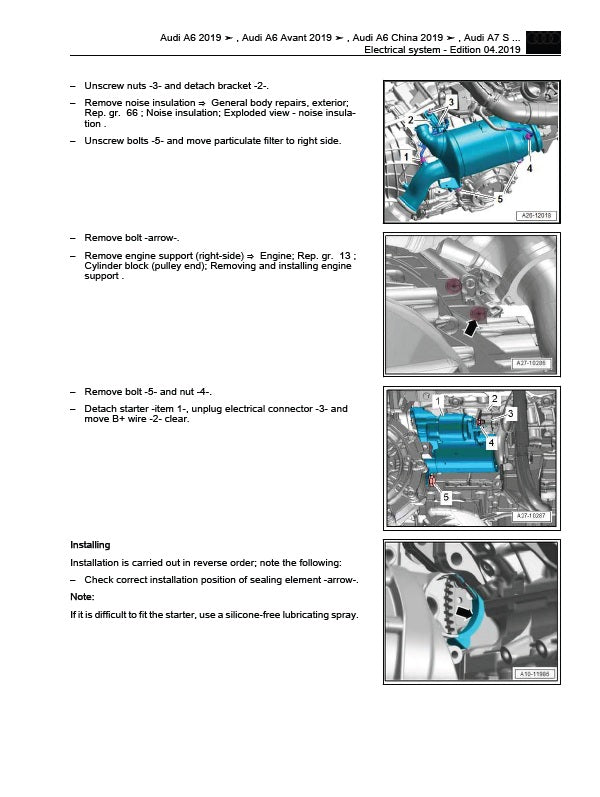 2018 Onwards Audi A7 Service Manual - Complete Repair Guide & Maintenance Handbook