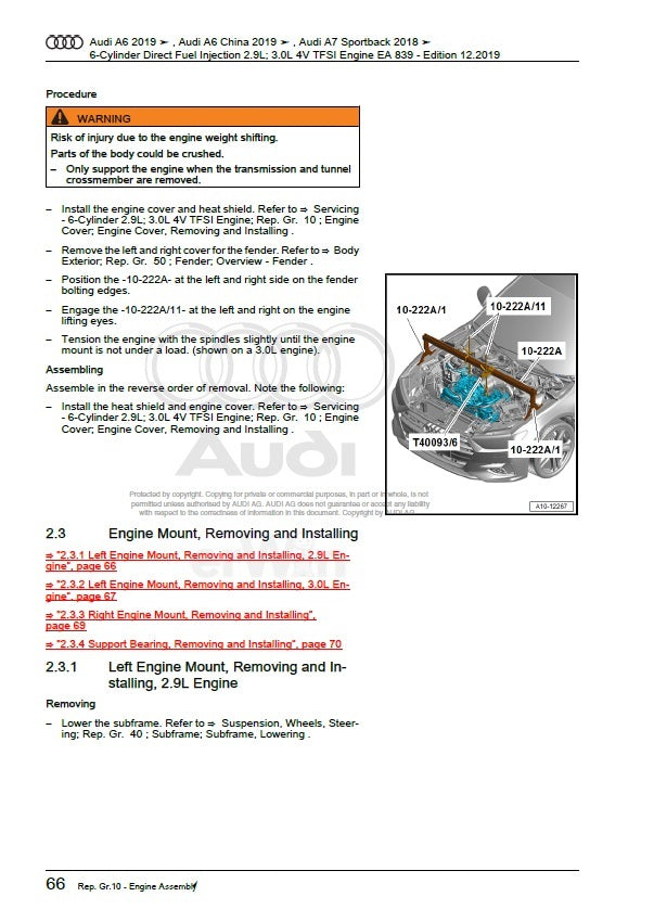 2018 Onwards Audi A7 Service Manual - Complete Repair Guide & Maintenance Handbook