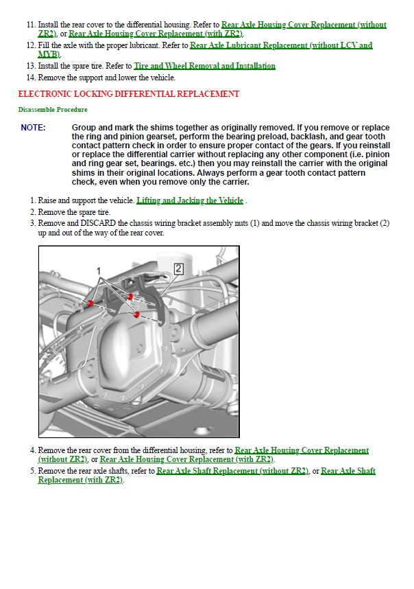 2021 to 2022 GMC Canyon Truck Service Manual