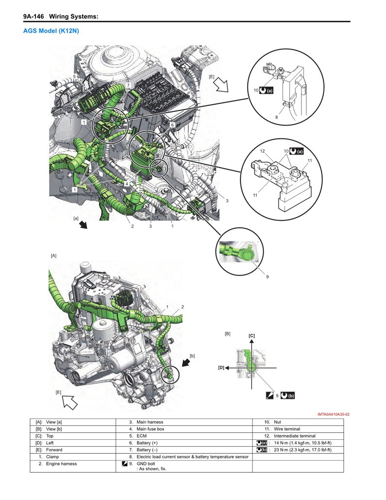2022 Onwards Suzuki Baleno Service Manual