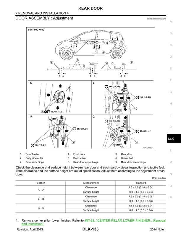 2014 to 2019 Nissan Note E12 Service Manual