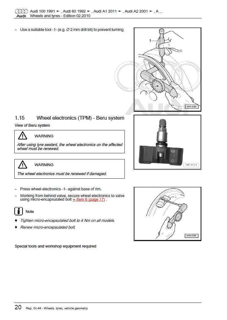 2006-2014 Audi TT RS Service Manual