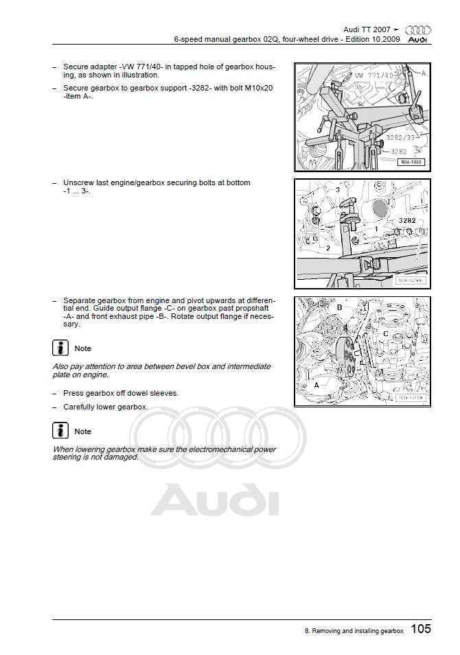 2006-2014 Audi TT RS Service Manual