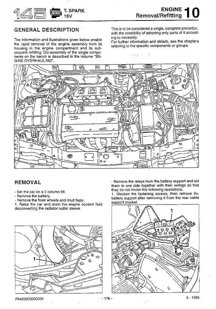 1994 to 2000 Alfa Romeo 145 Service Manual