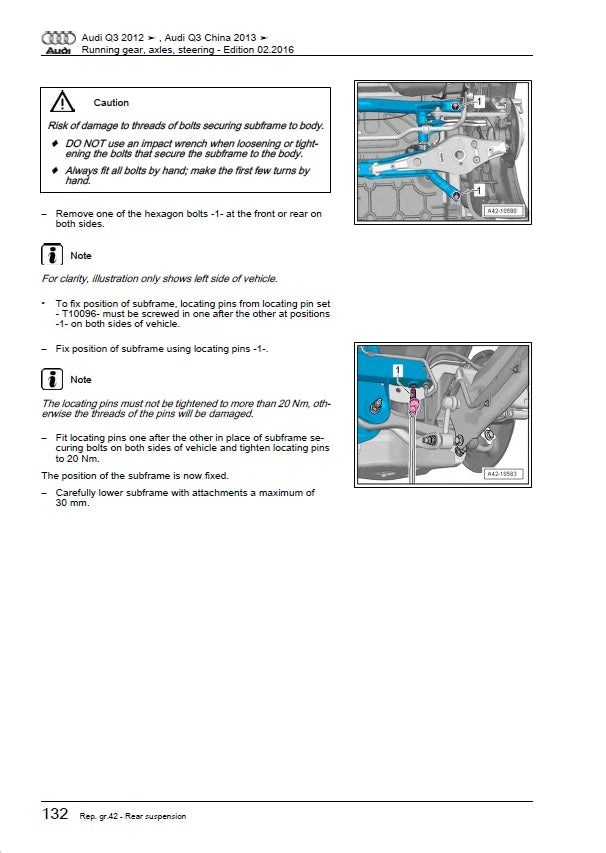 2012-2013 Audi Q3 Service Manual - Complete Repair Guide & Maintenance Handbook