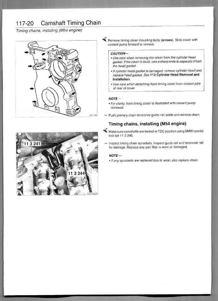 2003 to 2009 BMW 5 Series Touring Estate E61 Service Manual