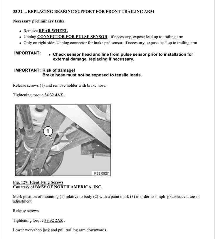 2009 to 2011 BMW Z4 Series E89 Service Manual