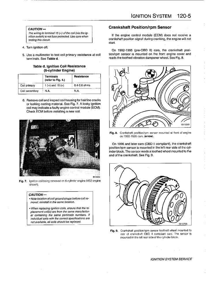 1992 to 1998 BMW 3 Series (E36) Service Manual