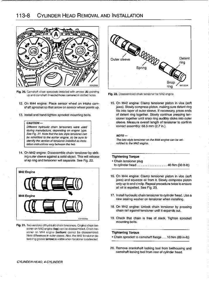 1992 to 1998 BMW 3 Series (E36) Service Manual