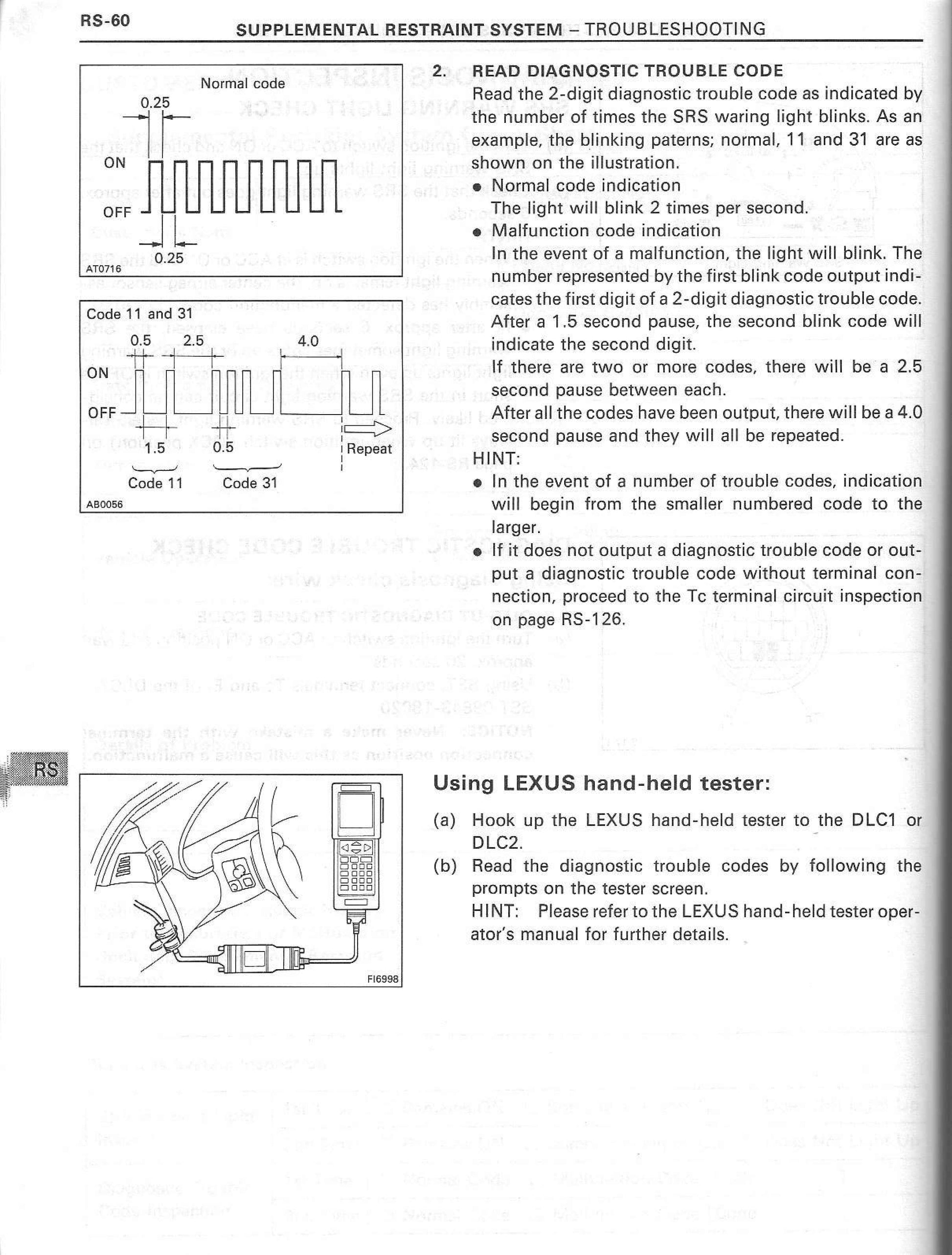 1991 to 2000 Toyota Soarer Service Manual