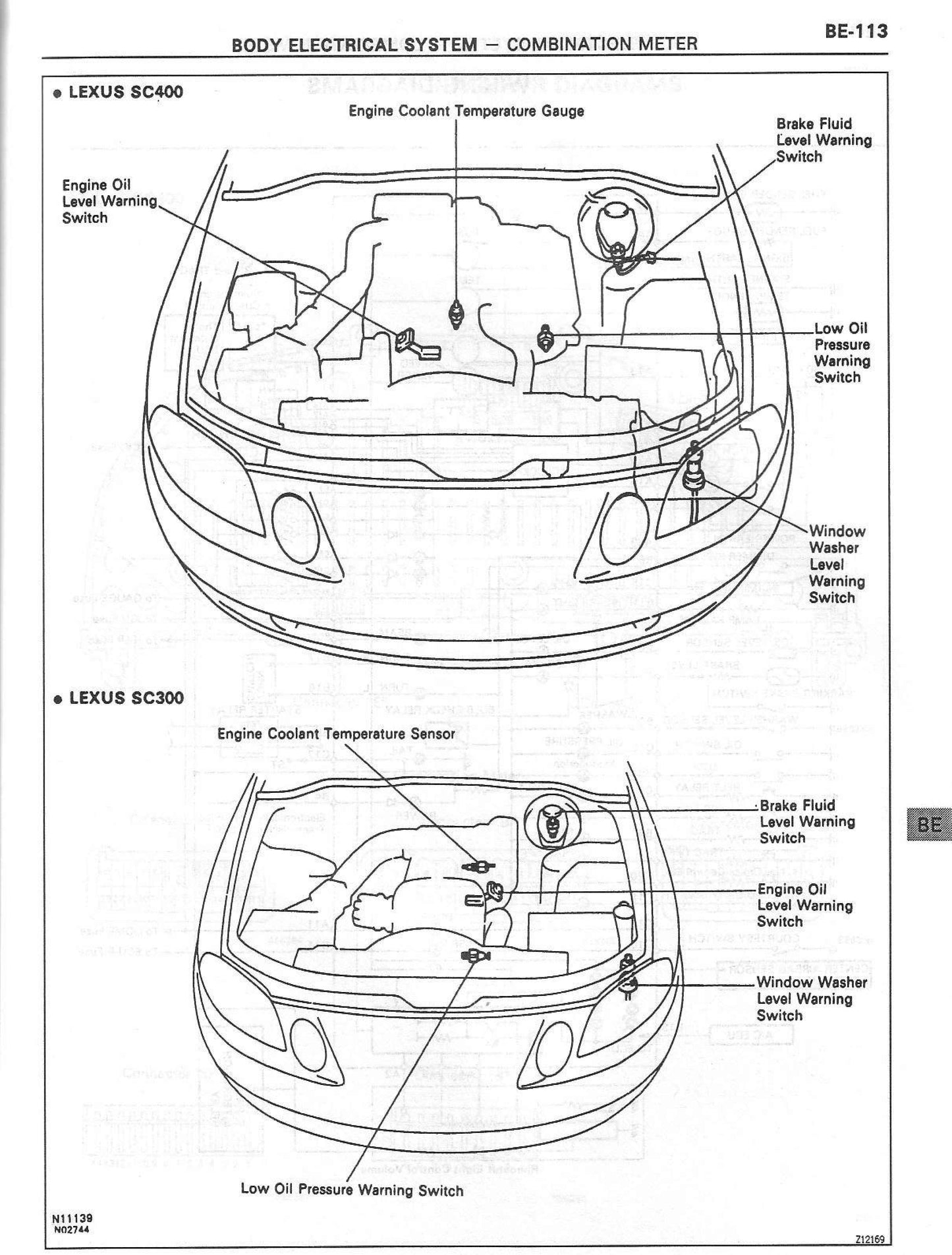 1991 to 2000 Toyota Soarer Service Manual