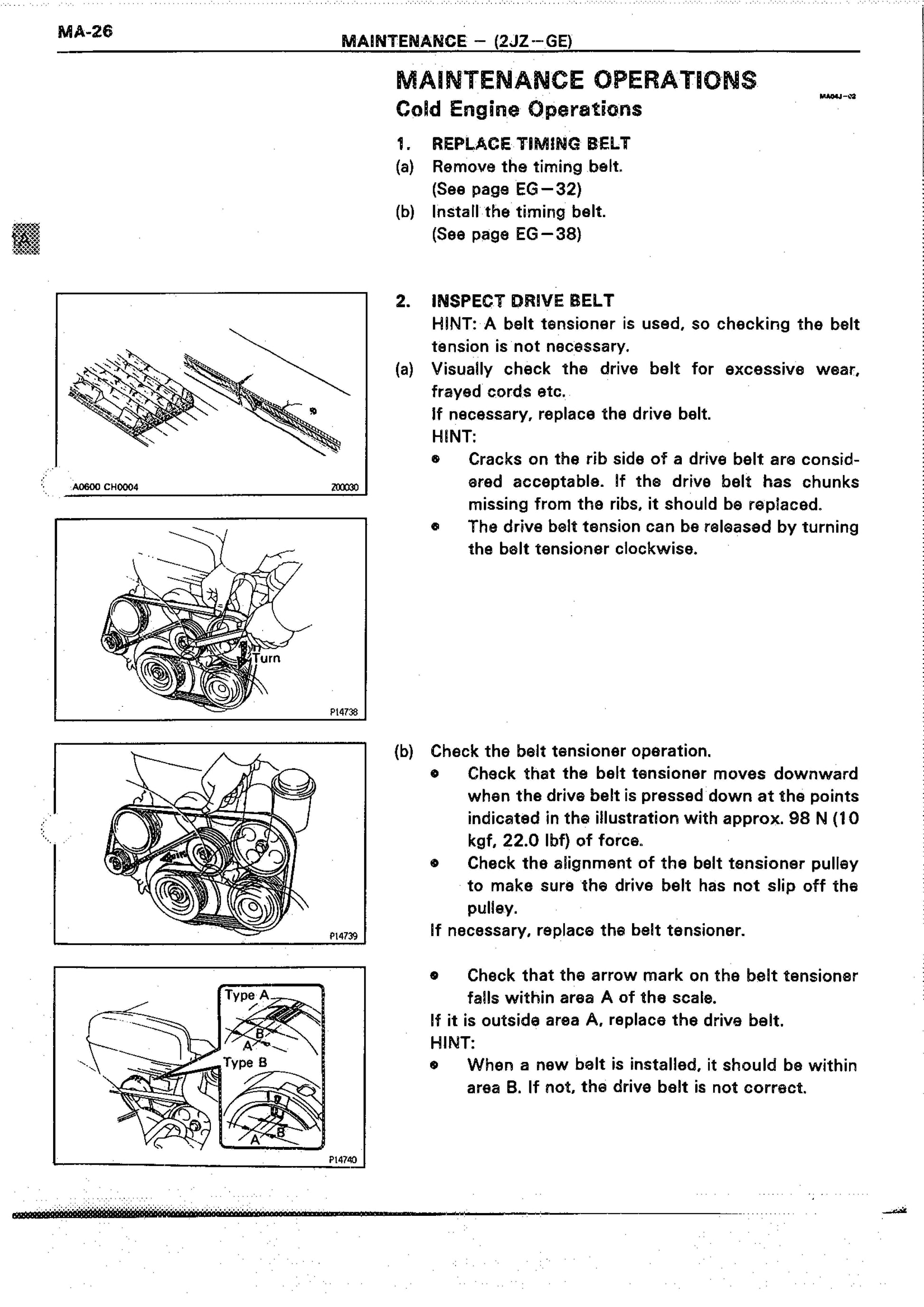 1991 to 2000 Toyota Soarer Service Manual