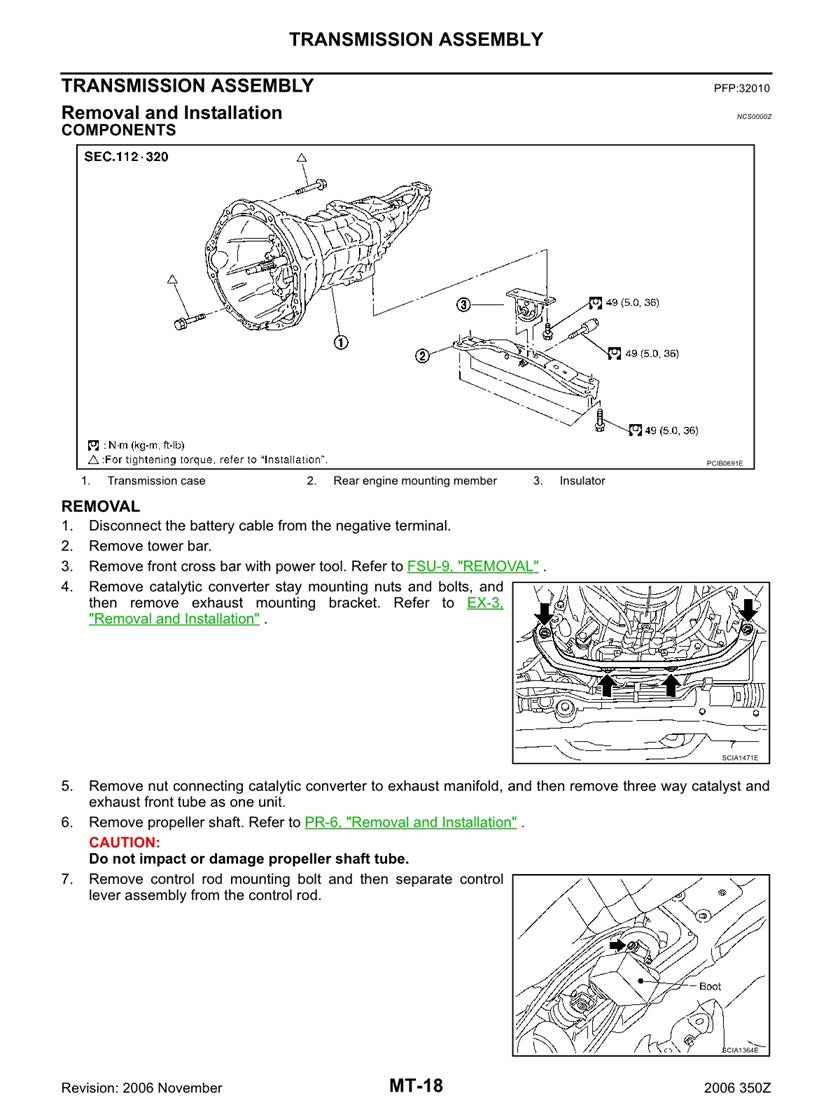 2003 to 2009 Nissan 350Z Coupe Service Manual