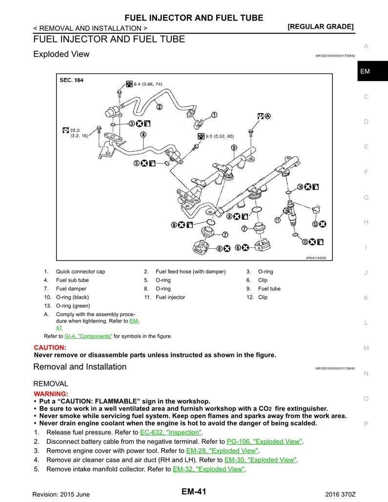 2009 to 2016 Nissan 370Z Service Manual