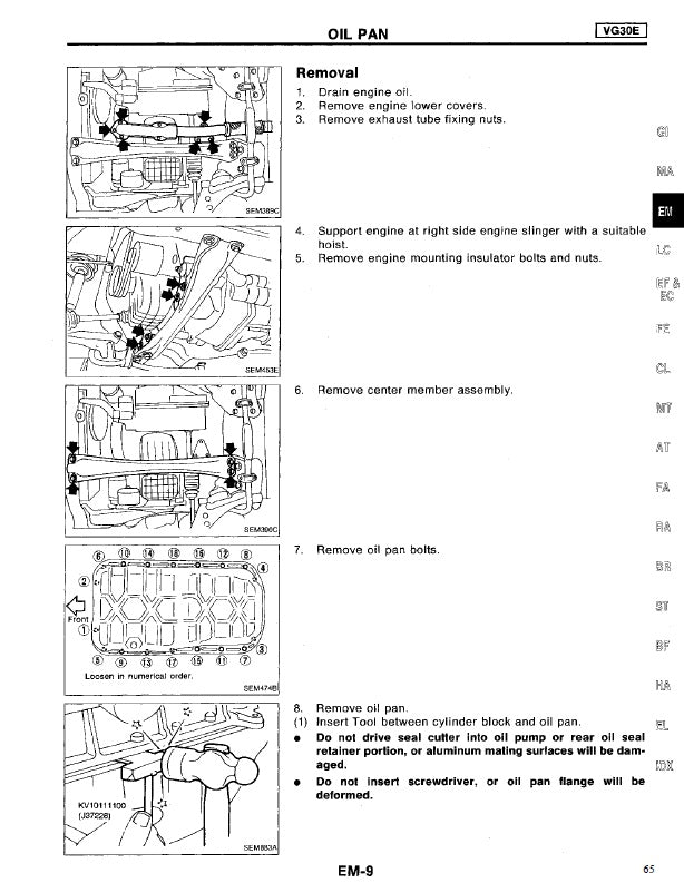 1989-1994 Nissan Maxima J30 Service Manual
